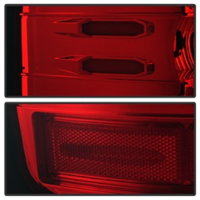 Spyder Chevy Silverado 2016-2017 Light Bar LED Tail Lights - Red Clear ALT-YD-CS16-LED-RC 5083753 5083753 Photo - Unmounted