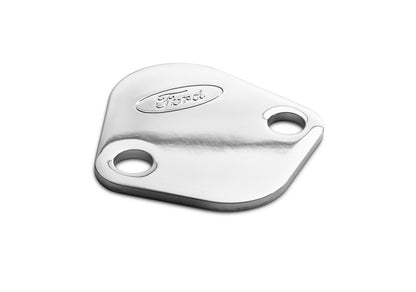 Ford Fuel Pump Block-Off Plate Chrome w/Ford Logo FRD302-290 302-290 Photo - Unmounted