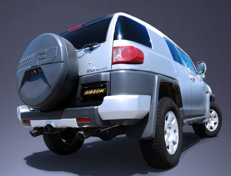 Gibson 07-14 Toyota FJ Cruiser Base 4.0L 2.5in Cat-Back Dual Split Exhaust - Stainless 618808 618808 Illustration Guide
