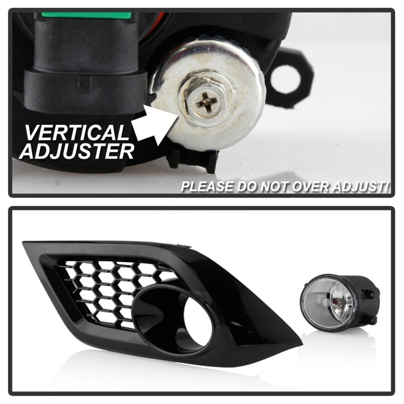 Spyder Toyota Corolla 17 iM Models / Scion 16 iM Models OEM Style Fog Lights w/OEM Fit Switch- Clear 5086372 5086372 Photo - Unmounted