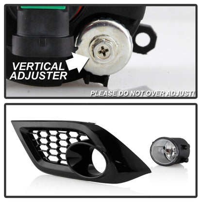 Spyder Toyota Corolla 17 iM Models / Scion 16 iM Models OEM Style Fog Lights w/OEM Fit Switch- Clear 5086372 5086372 Photo - Unmounted