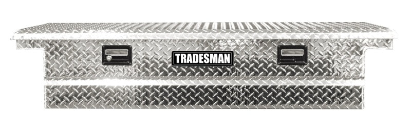 Tradesman Aluminum Single Lid HD 28 Cross Bed Low-Profile Truck Tool Box (72in.) - Brite 9305LP