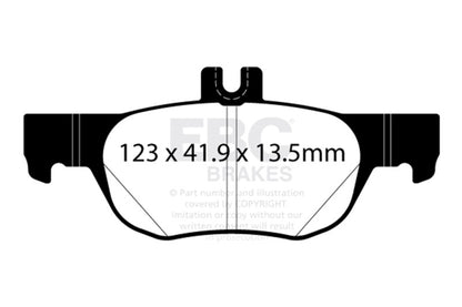 EBC 2019+ Mazda 3 (BP) 2.5L Redstuff Rear Brake Pads DP32413C DP32413C Photo - Primary