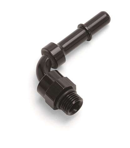 Russell Performance Adapter Fitting 3/8in SAE Quick Disconnect 90 DEG - Blk 644053 644053 Photo - Primary