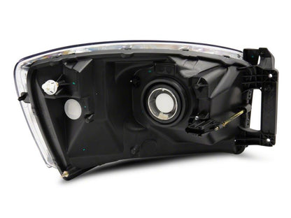 Raxiom 06-08 Dodge RAM 1500 Axial Series OEM Style Rep Headlights- Chrome Housing (Clear Lens) R118012 R118012 Photo - Close Up