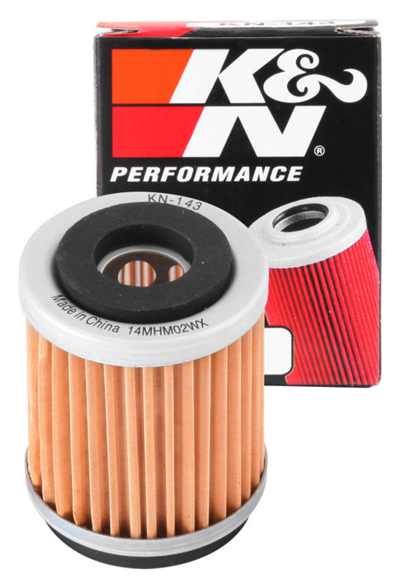 K&N Engineering Oil Filter Powersports Cartridge KNEKN-143 KN-143 Photo - out of package