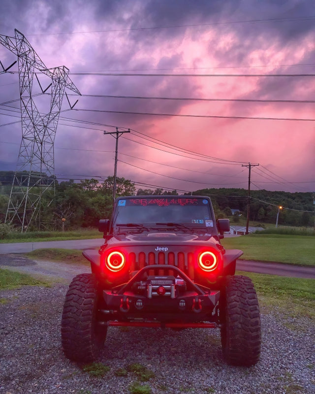 ORACLE Lighting Oracle 7in High Powered LED Headlights - Black Bezel - ColorSHIFT 2.0 5769-333 5769-333 Photo - lifestyle view