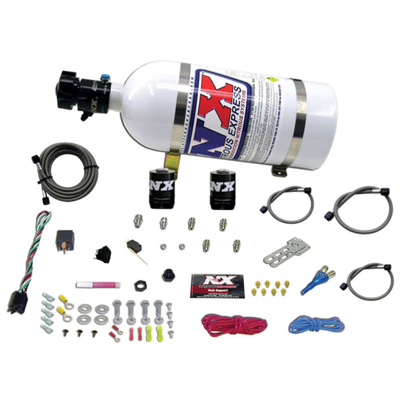 Nitrous Express GM EFI Race Single Nozzle Nitrous Kit (100-250HP) w/10lb Bottle 20118-10 20118-10 Photo - Primary
