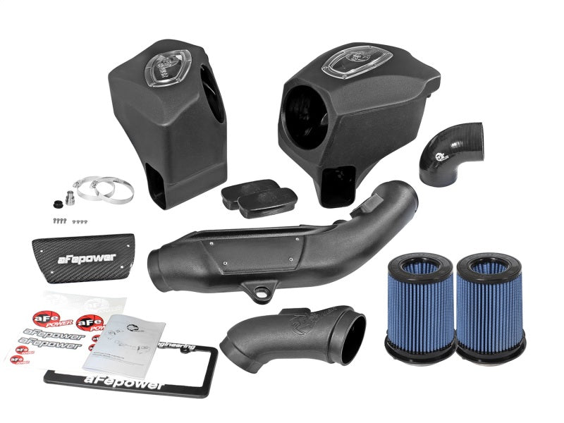 aFe Momentum Pro 5R Cold Air Intake System 15-18 BMW M3/M4 (F80/82/83) L6-3.0L (tt) S55 54-76305 54-76305 Photo - Unmounted