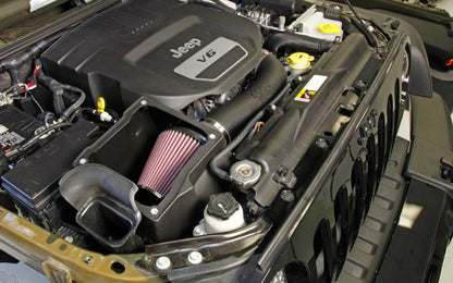 K&N Engineering 12-16 Wrangler 3.6L Air Intake Kit w/Snorkel KNE63-1573 63-1573 Photo - Mounted