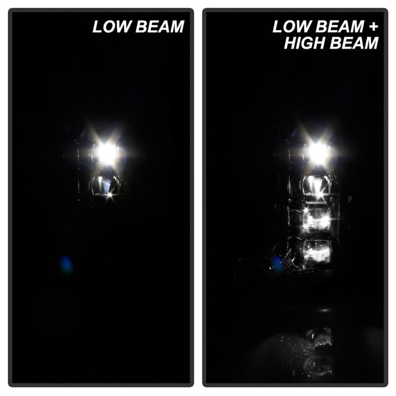 Spyder Ford F-250/F-350/F450 17-18 Full LED Headlights Black PRO-YD-FS17HALAP-SEQ-C 5087447 5087447 Photo - Unmounted