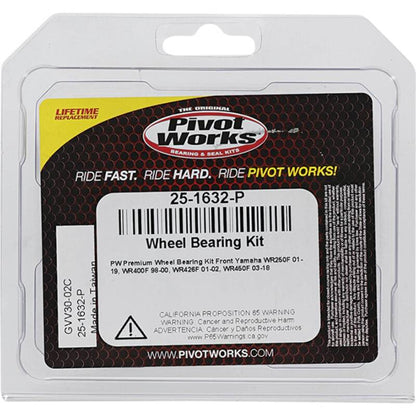 Pivot Works Yamaha Wheel Bearing Kit Premium Bearings 25-1632-P 25-1632-P Photo - Primary