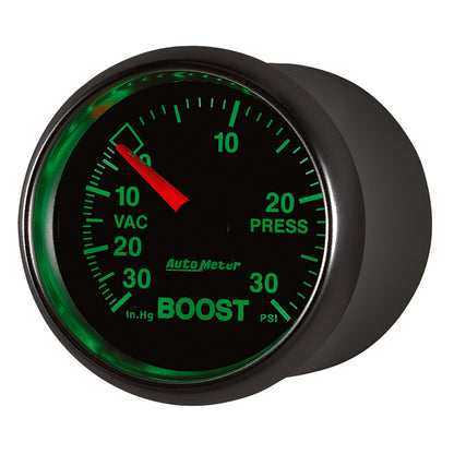 Autometer GS 52mm 30 In Hg.-Vac/30 PSI Mechanical Vacuum/Boost Gauge 3803 3803 User 2