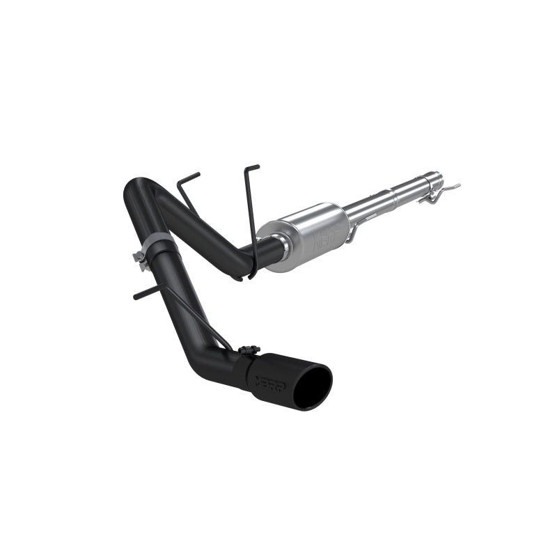 MBRP Dodge Ram 1500 5.7L Cat-Back Single Side AL - Black S5142BLK Photo - Primary