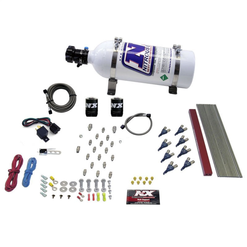 Nitrous Express GM LT1/LS1 Pro Piranha Nozzle Gas Nitrous Kit w/5lb Bottle 80010-05 80010-05 Photo - Primary