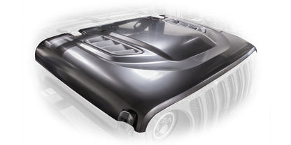 DV8 Offroad 18+ Jeep JL Rubicon Replica Hood HDMBJL-TA HDMBJL-TA Photo - Mounted