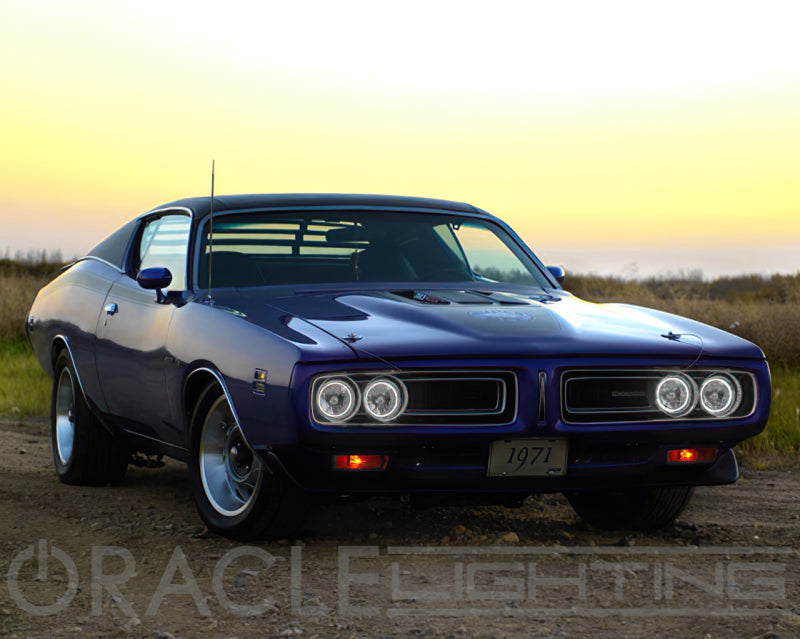 ORACLE Lighting Oracle Pre-Installed Lights 5.75 IN. Sealed Beam - ColorSHIFT Halo 6904-333 6904-333 Photo - lifestyle view