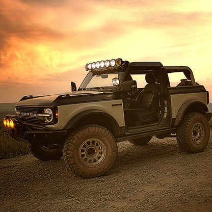 KC HiLiTES 21+ Ford Bronco Gravity LED Pro6 Wide-40 2-Light Sys Ditch Light Kits 97160