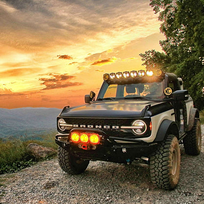 KC HiLiTES 21+ Ford Bronco Gravity LED Pro6 Wide-40 2-Light Sys Ditch Light Kits 97160
