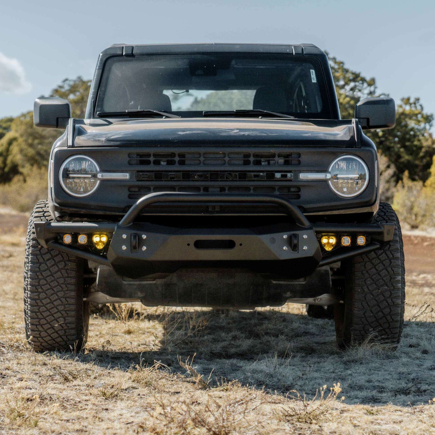 KC HiLiTES 21-24 Ford Bronco Hybrid Front Bumper Off-Road LED Light Kit 97170