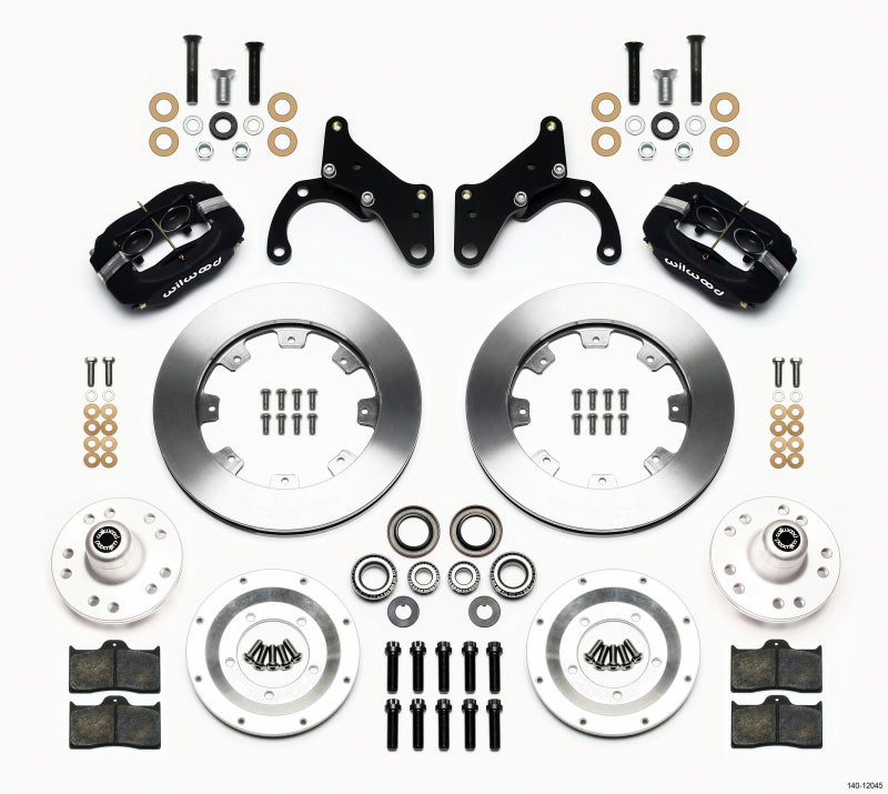 Wilwood Forged Dynalite Front Kit 12.19in 69-70 Impala Drum/Disc 69-82 Vette 140-12045 140-12045 Photo - Primary