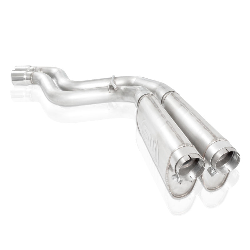 Stainless Works 2010-14 Ford Raptor Exhaust X-Pipe Turbo Resonator Front Passenger Rear Tire Exit FTR13CBFT FTR13CBFT Photo - out of package