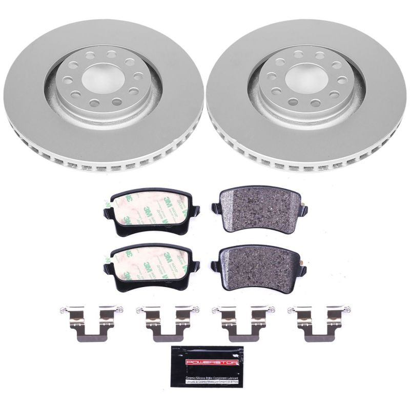 PowerStop Power Stop 00-01 Audi A6 Quattro Front Euro-Stop Brake Kit ESK886 ESK886 Photo - Primary