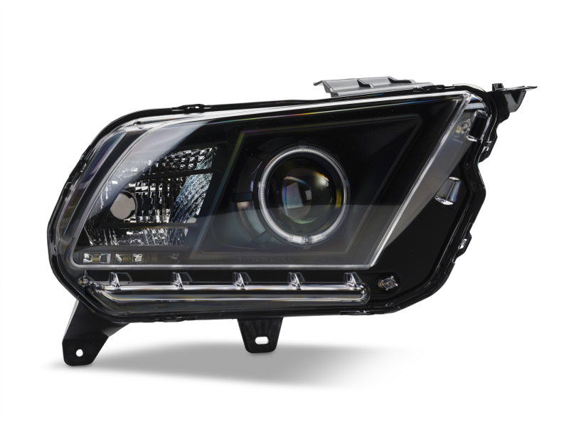 Raxiom 10-12 Ford Mustang w/ Headlights CCFL Halo Projector Headlights- Black Housing (Clear Lens) 101685 101685 Photo - Close Up