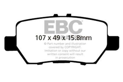 EBC Disc Brake Pad Set DP21736 Photo - Primary