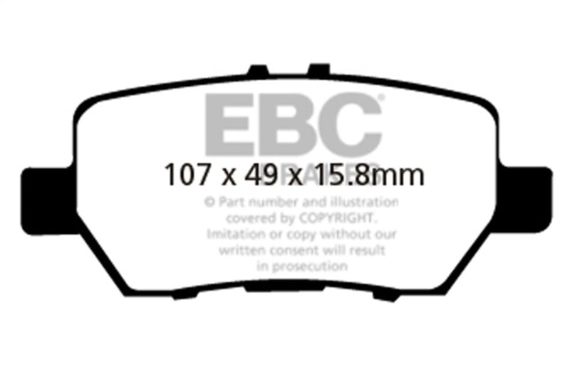 EBC Disc Brake Pad Set DP41736R Photo - Primary