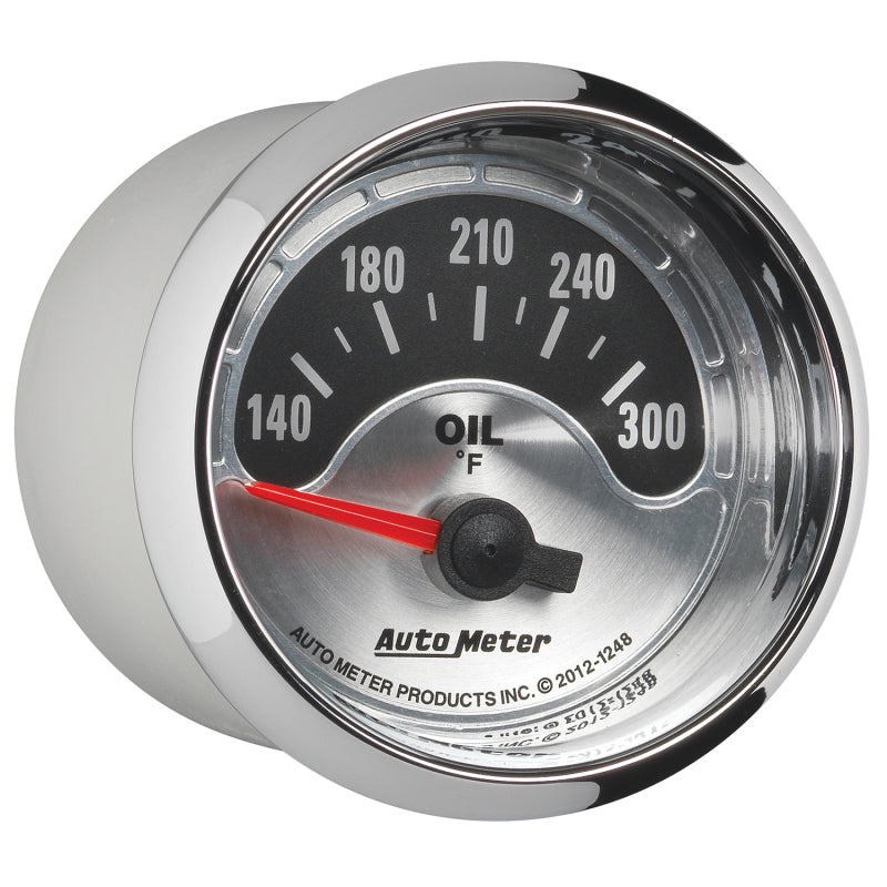 Autometer Gauge OilT 2" 300 deg. F Elec AmerMuscle 1248 User 5