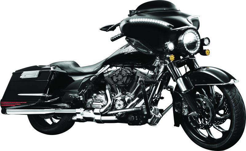 Kuryakyn Windshield Trim Flht/X Blk 1318 1318 User 1