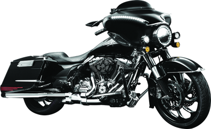 Kuryakyn Windshield Trim Flht/X Blk 1318 1318 User 1