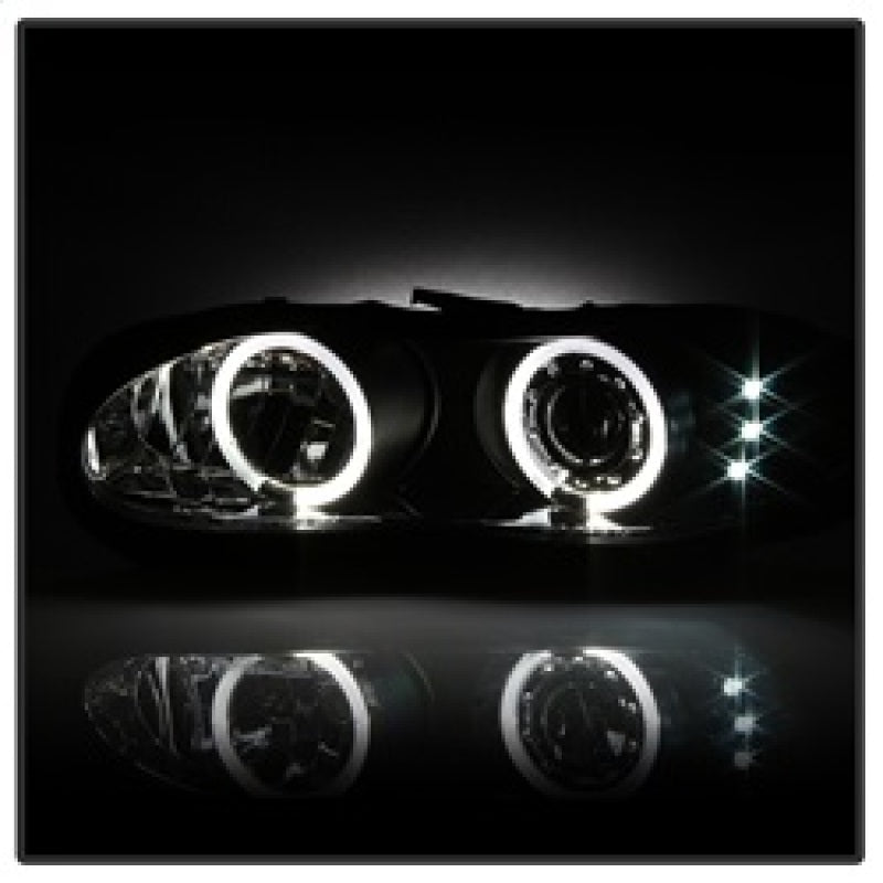 Spyder Chevy Camaro 98-02 Projector Headlights LED Halo LED Blk - Low H1 PRO-YD-CCAM98-HL-BK 5009234 5009234 Photo - Unmounted