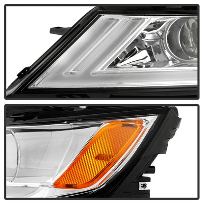 SPYDER xTune 14-18 Chevy Impala (Excl Limited) DRL Halogen Proj Headlights - Chrm (PRO-JH-CIM15-LB-C) 9042898 9042898 Photo - Unmounted