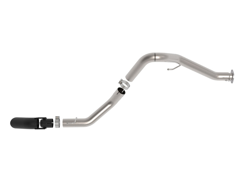 aFe 2021+ Jeep Gladiator V6-3.0L (td) Vulcan Series 3in 304SS HT DPF-Back Exhaust System - Black Tip 49-38094-B 49-38094-B Photo - Unmounted