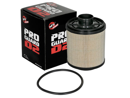 aFe Pro GUARD D2 Fuel Filter (4 Pack) Ford Diesel Trucks 11-17 V8-6.7L 44-FF014E-MB Photo - Unmounted