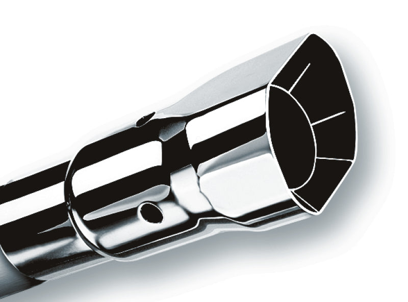 Borla Universal Polished Tip Single Square Angle-Cut Intercooled (inlet 2 1/2in. Outlet 2 1/2 x 2 3/ 20116 20116 Photo - Primary