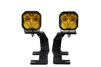 Diode Dynamics 14-19 Silverado/Sierra SS3 LED Ditch Light Kit - Yellow Pro Combo DD6658 DD6658 Photo - Primary