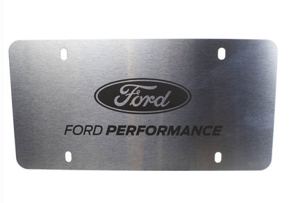 Ford Racing Stainless Steel Marque Plate M-1828-LS M-1828-LS Photo - Unmounted