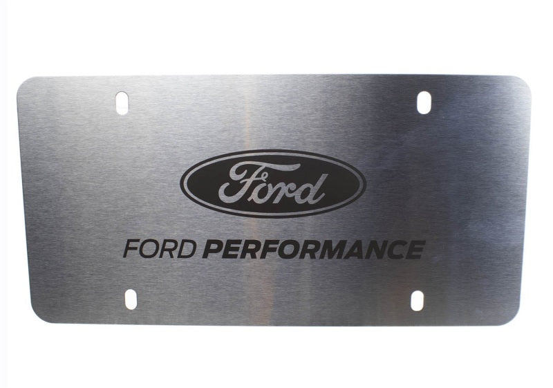 Ford Racing Stainless Steel Marque Plate M-1828-LS M-1828-LS Photo - Unmounted