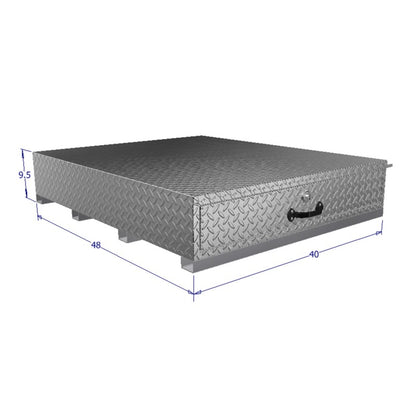 Westin/Brute 48in D x 40in W x 9.5in H Single Drawer - Aluminum 80-HBS308 80-HBS308 Photo - Unmounted