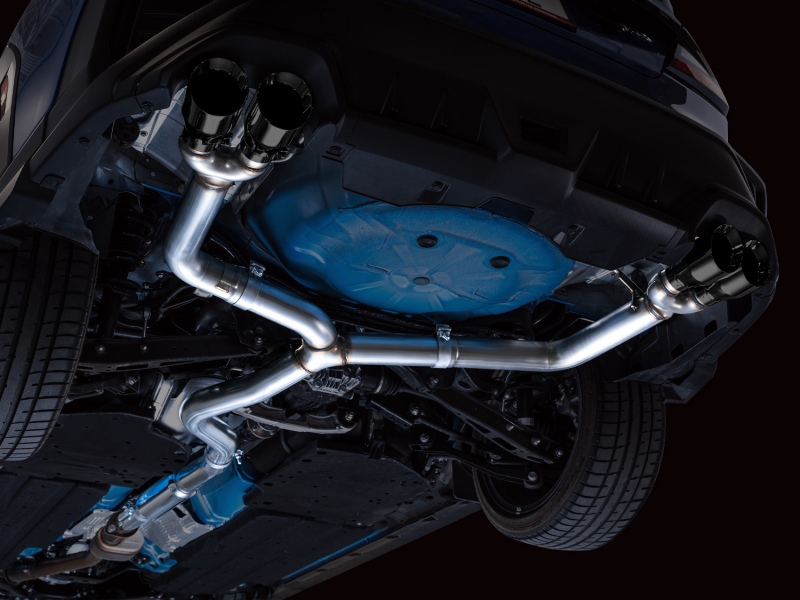 AWE Tuning 2022+ VB Subaru WRX Track Edition Exhaust - Diamond Black Tips 3020-43979 3020-43979 Photo - Mounted