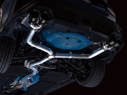 AWE Tuning 2022+ VB Subaru WRX Track Edition Exhaust - Diamond Black Tips 3020-43979 3020-43979 Photo - Mounted