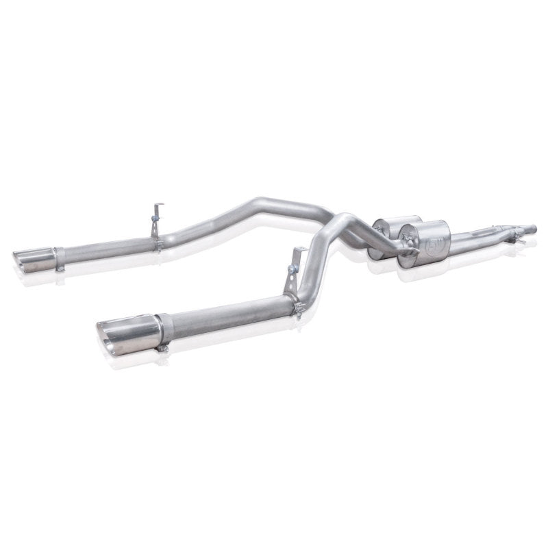 Stainless Works Chevy Silverado/GMC Sierra 2007-16 5.3L/6.2L Exhaust Y-Pipe Under Bumper Exit CT14CBUBY CT14CBUBY Photo - Primary