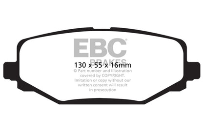 EBC Disc Brake Pad Set DP61889 Photo - Primary