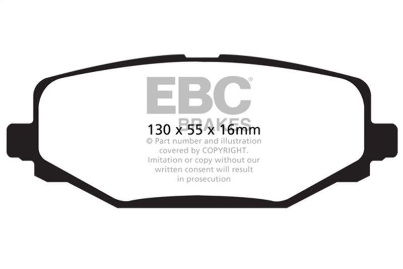 EBC Disc Brake Pad Set UD1596 Photo - Primary