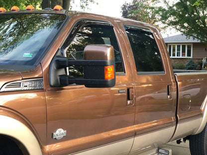 EGR 99+ Ford Super Duty Crew Cab In-Channel Window Visors - Set of 4 (573511) 573511 573511 Photo - Mounted