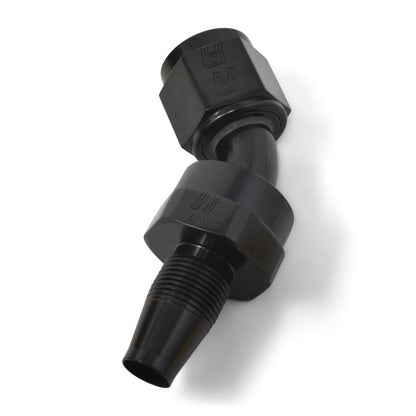 Russell Performance -8 AN 45 Degree Hose End Without Socket - Polished and Black 615103 615103 Photo - out of package