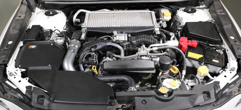 K&N Engineering K&N 22-23 Subaru WRX 2.4L H4 Aluminum Charge Pipe Kit - Gunmetal Gray 77-1017KC 77-1017KC Photo - Mounted